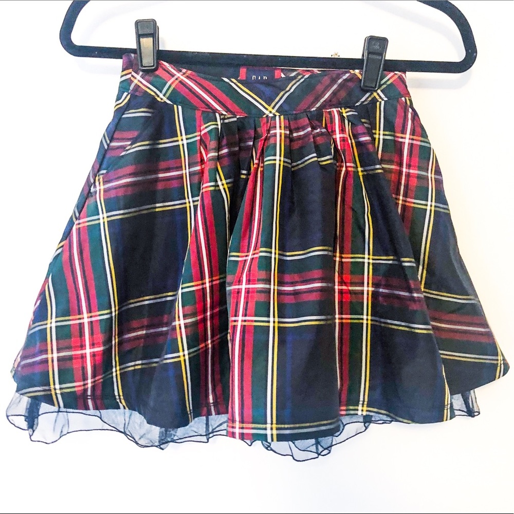 COPY - ADORABLE EUC Gap Kids Plaid Full Skirt, li…